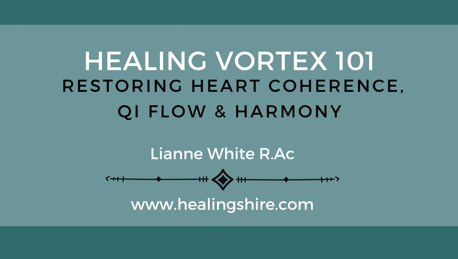 Image for Healing Vortex 101: Restoring Balance 